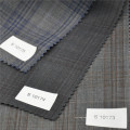 water fall gray and brown check fabrics clothing wool polyester fabric mens suit fabric